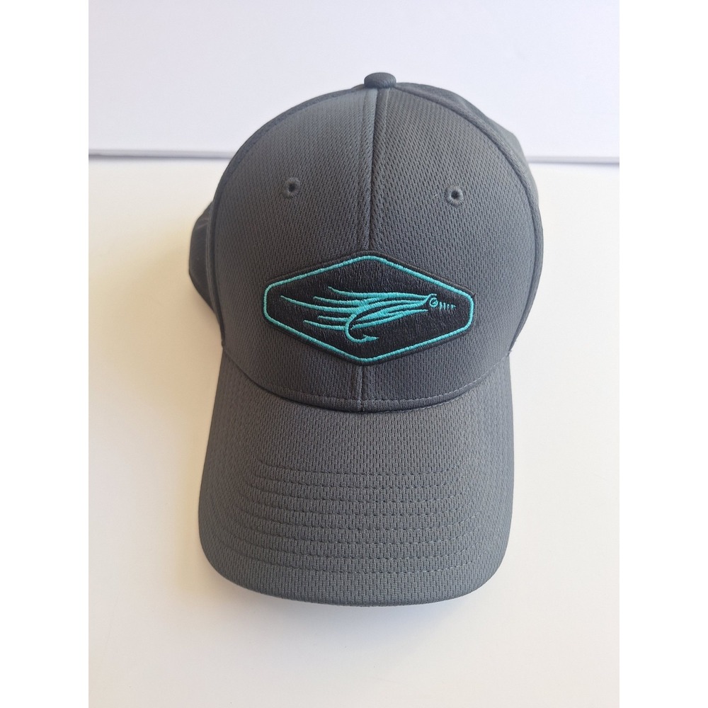 Avid Gear Hat Gray Snapback Fishing Lure Embroider Mesh Cap Adult/Mens One Size